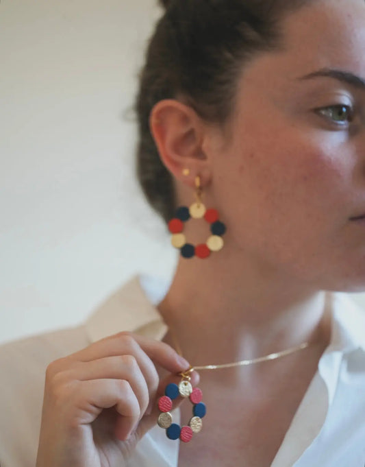 Boucles d’oreilles Couronne - Maison Pevilia - Maison Pevilia