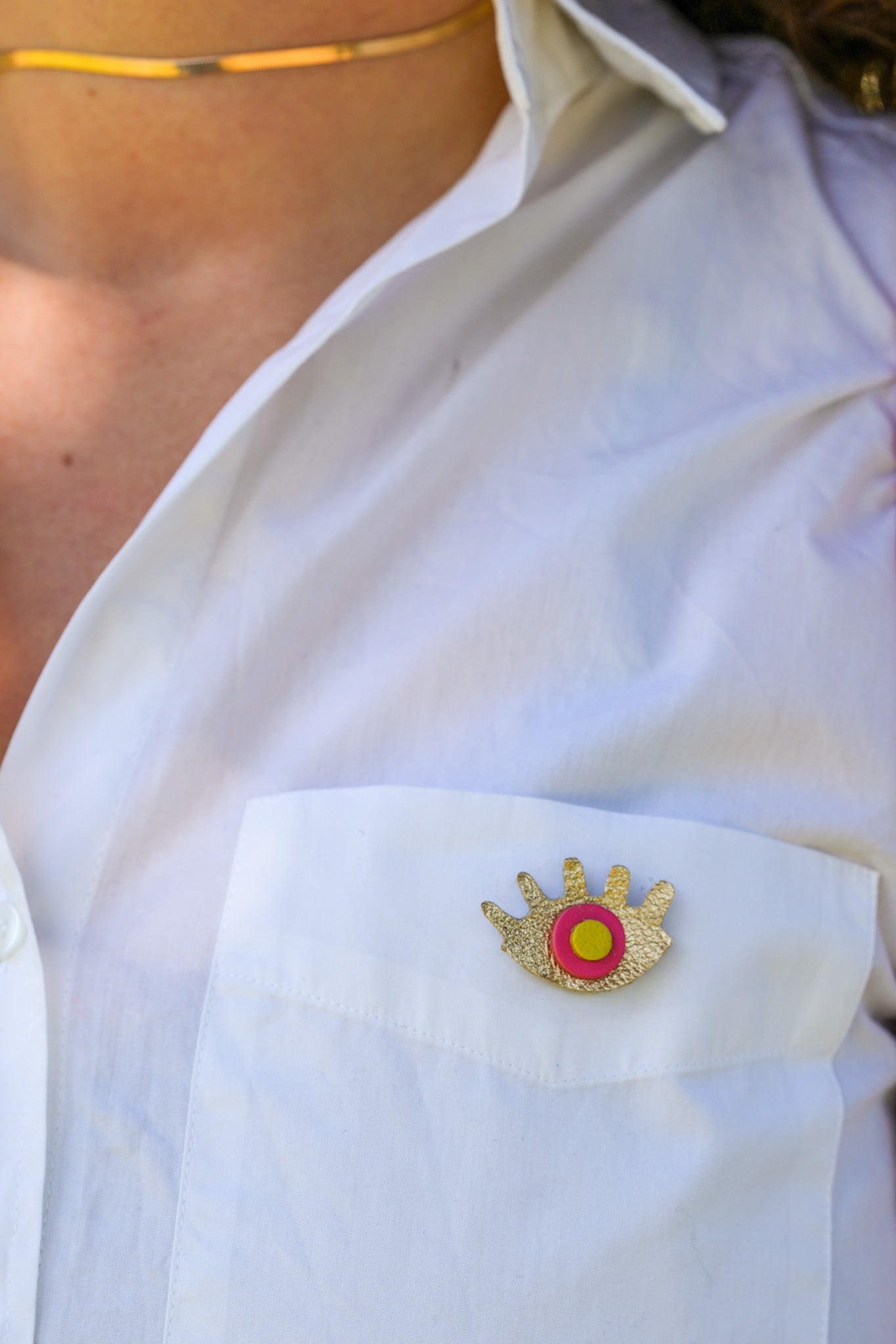 Broche Oeil - Maison Pevilia