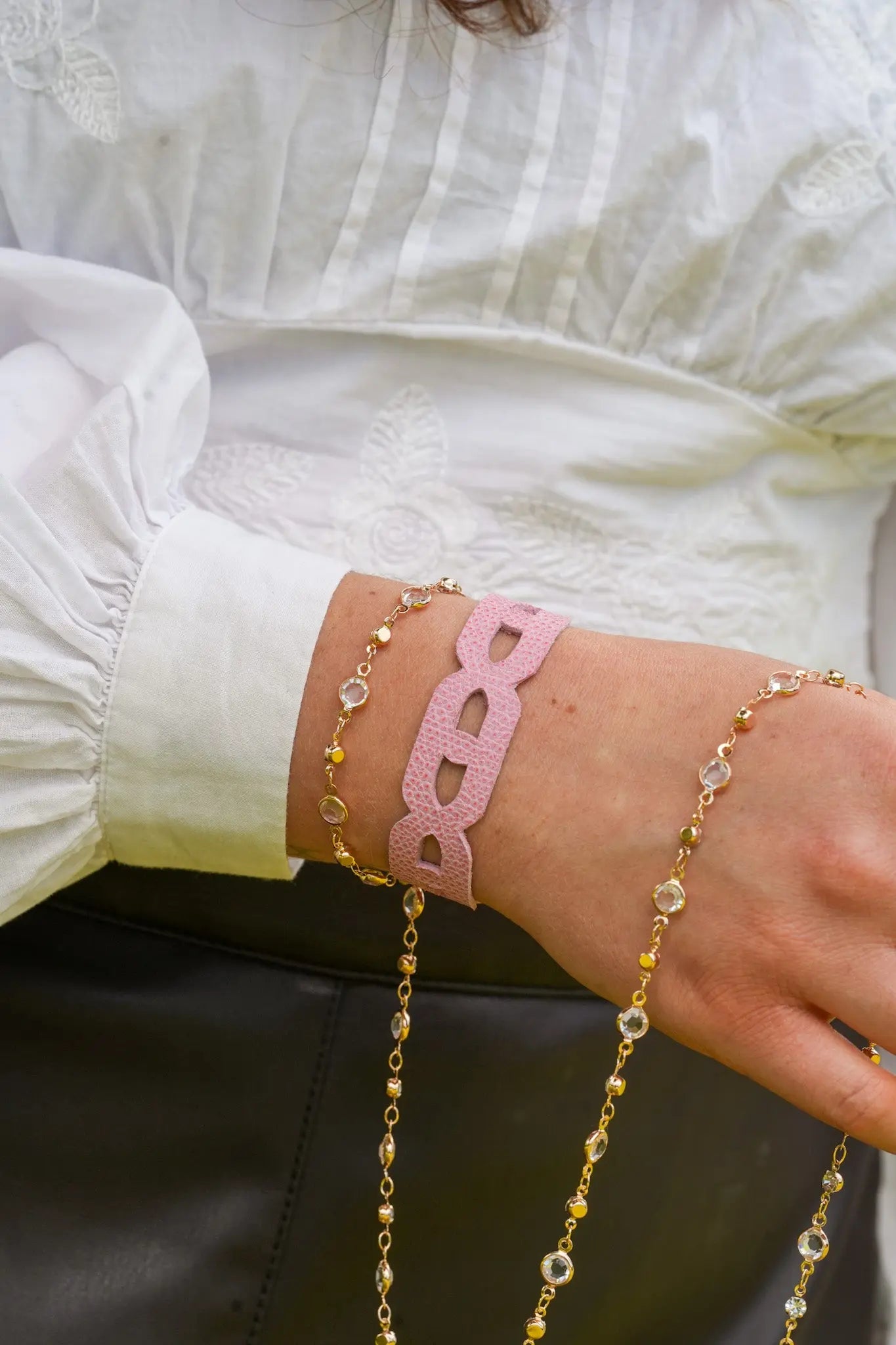 La Parisienne Uni - Bracelet Maison Pevilia Maison Pevilia