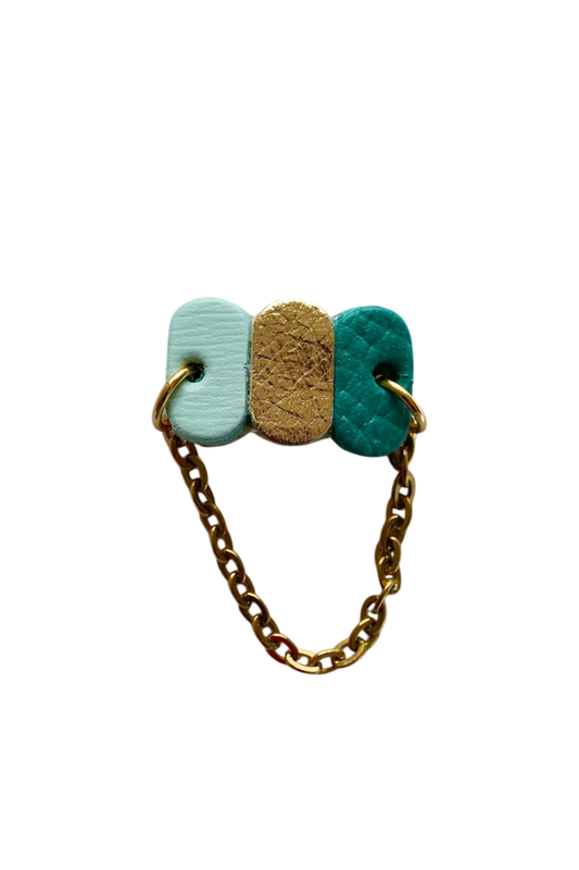 Bague tricolore souple - Maison Pevilia - Maison Pevilia