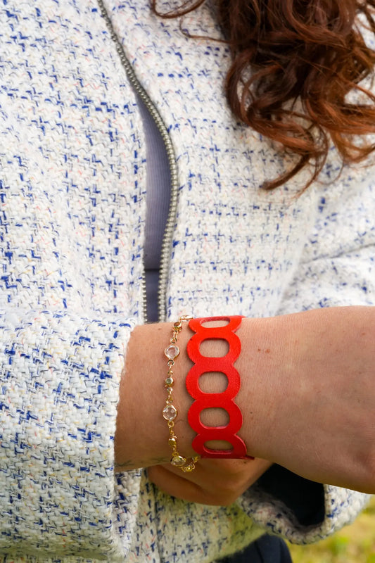 Bracelet cuir Maison Pevilia