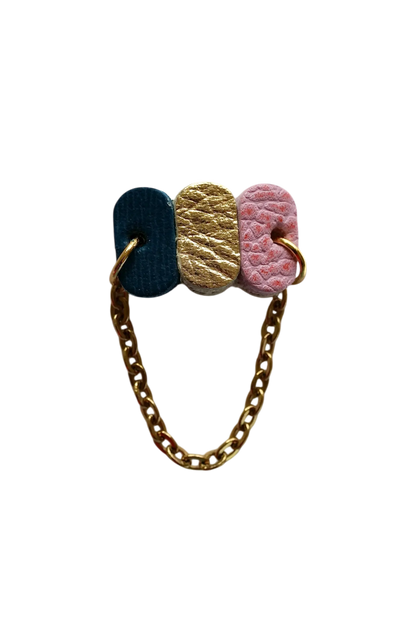 Bague tricolore souple - Maison Pevilia - Maison Pevilia