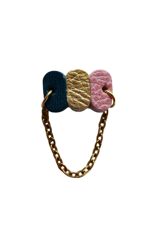 Bague tricolore souple - Maison Pevilia - Maison Pevilia