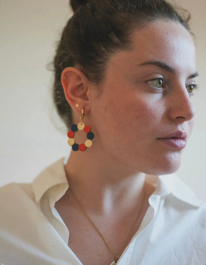 Boucles d’oreilles Couronne - Maison Pevilia - Maison Pevilia