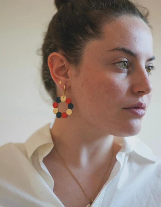 Boucles d’oreilles Couronne - Maison Pevilia - Maison Pevilia