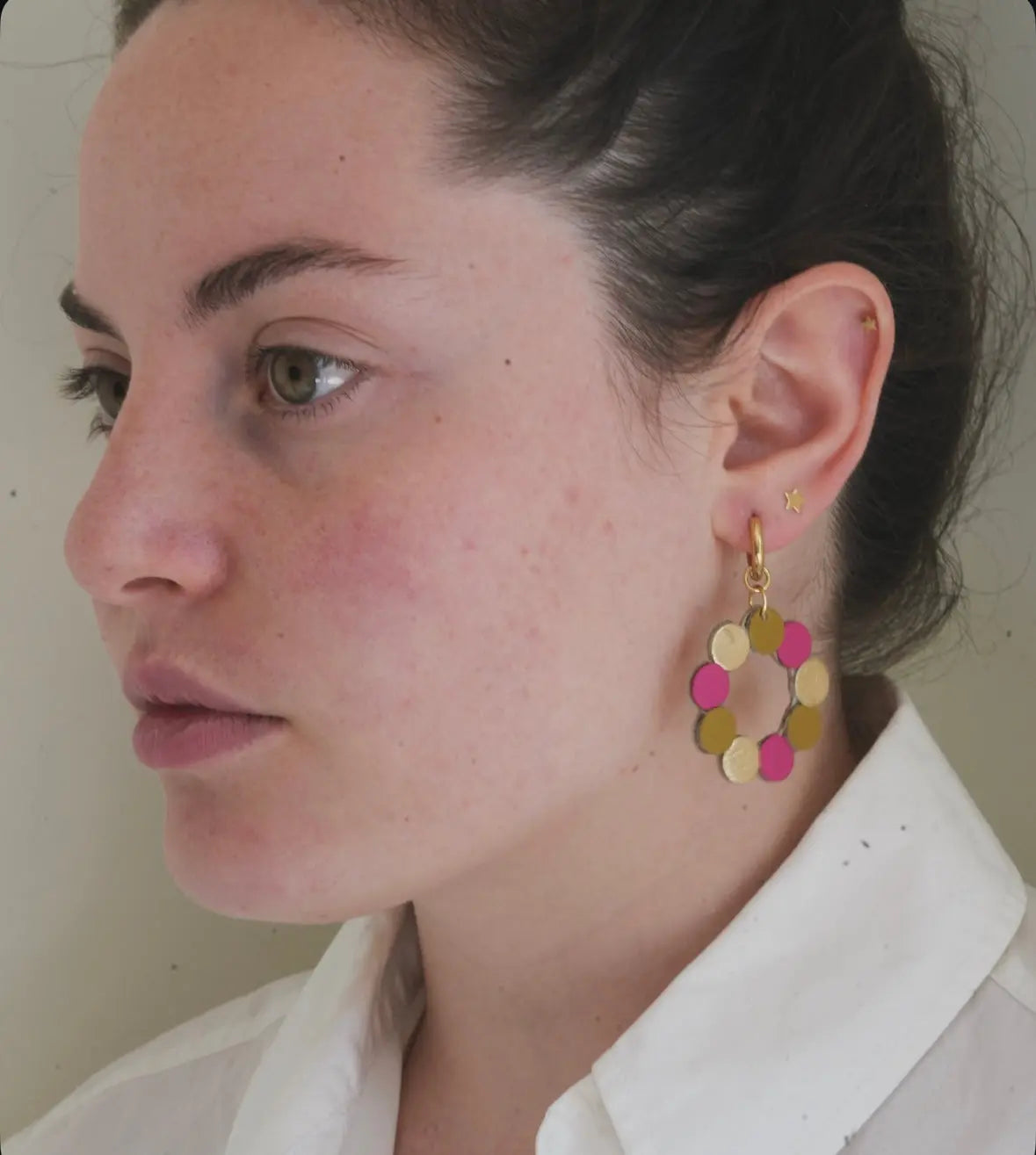 Boucles d’oreilles Couronne - Maison Pevilia - Maison Pevilia