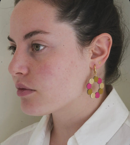 Boucles d’oreilles Couronne - Maison Pevilia - Maison Pevilia