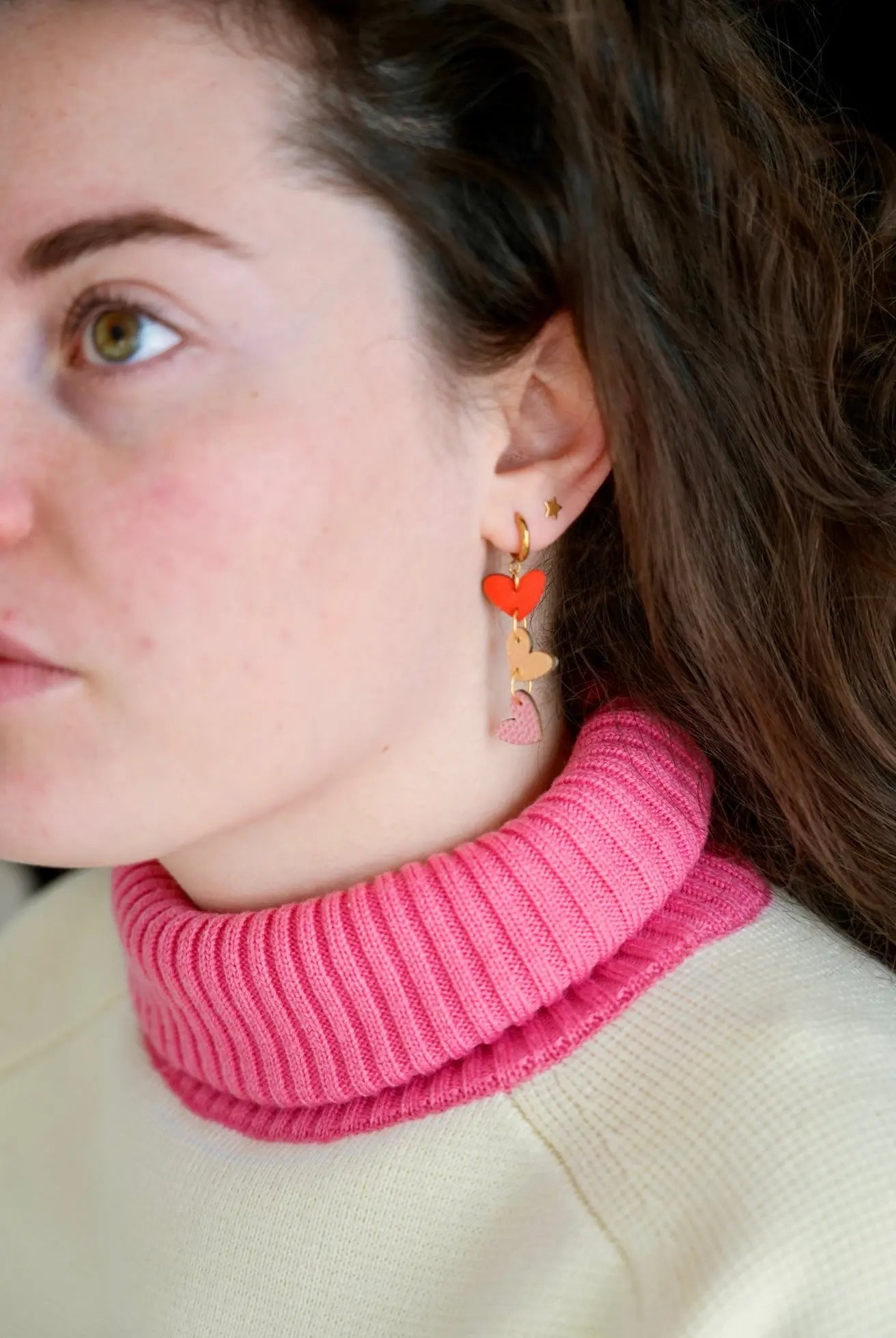 Boucles d'oreilles Cœur - Maison Pevilia - Maison Pevilia