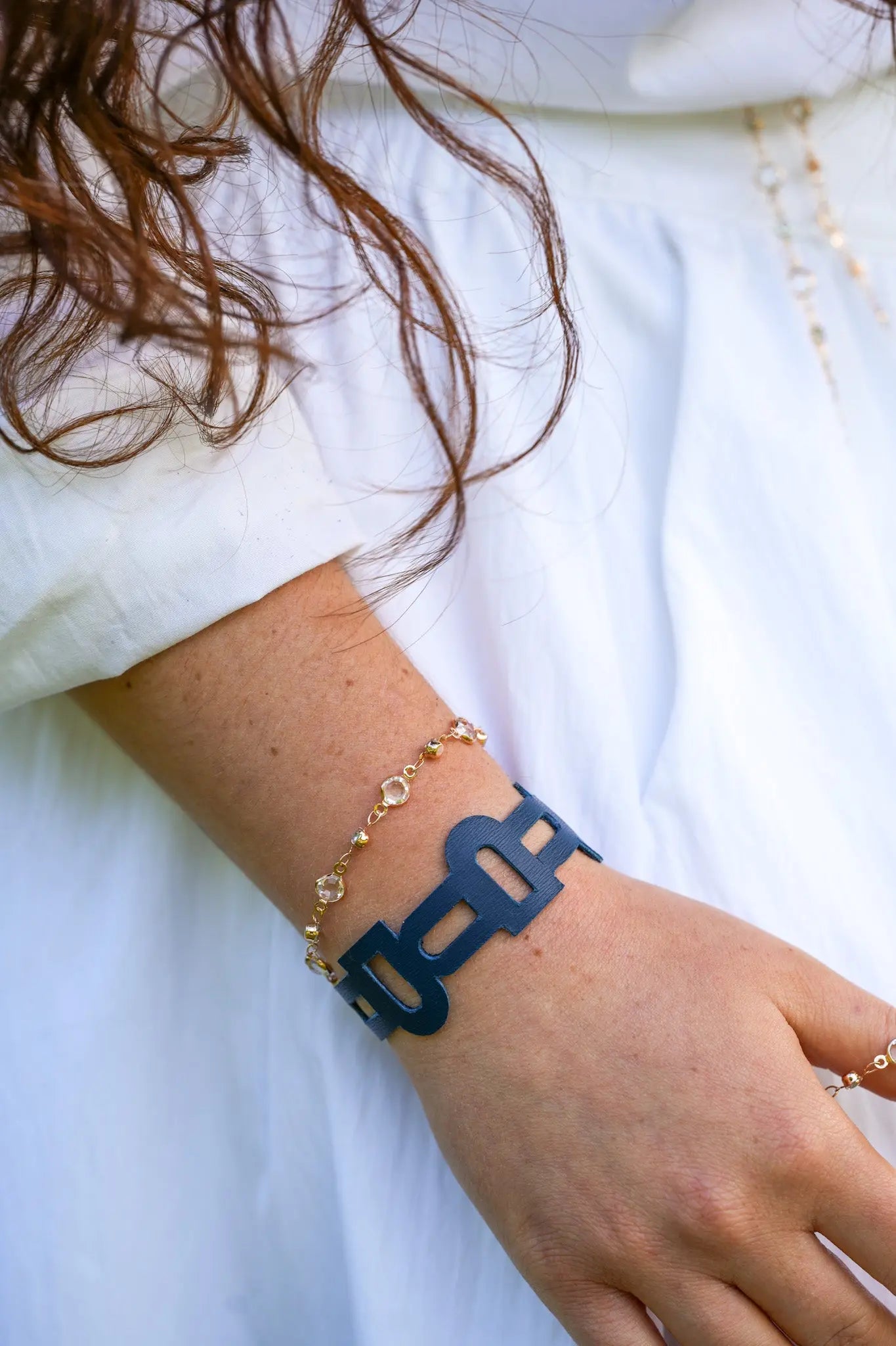 Bracelet cuir Maison Pevilia