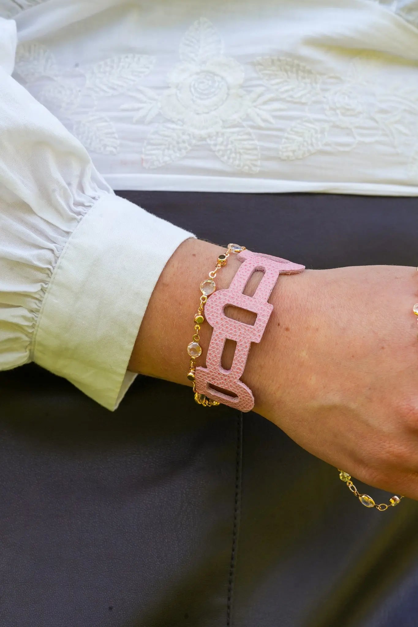 Bracelet cuir Maison Pevilia