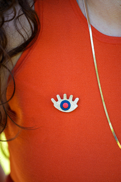 Broche Oeil - Maison Pevilia