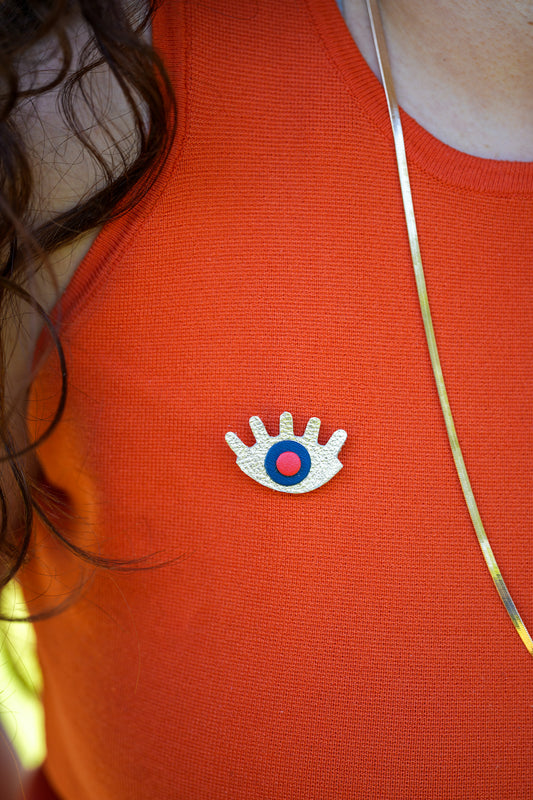 Broche Oeil - Maison Pevilia
