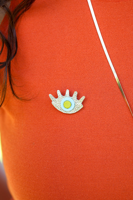Broche Oeil - Maison Pevilia