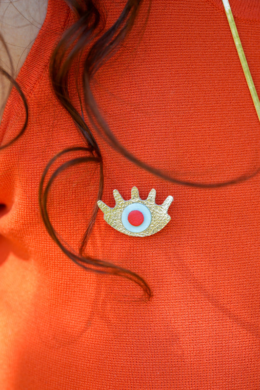 Broche Oeil - Maison Pevilia