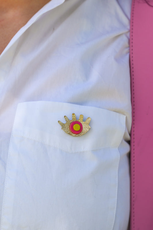 Broche Oeil - Maison Pevilia