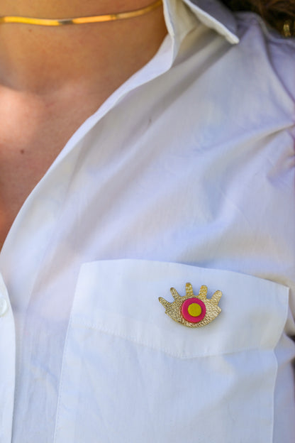 Broche Oeil - Maison Pevilia