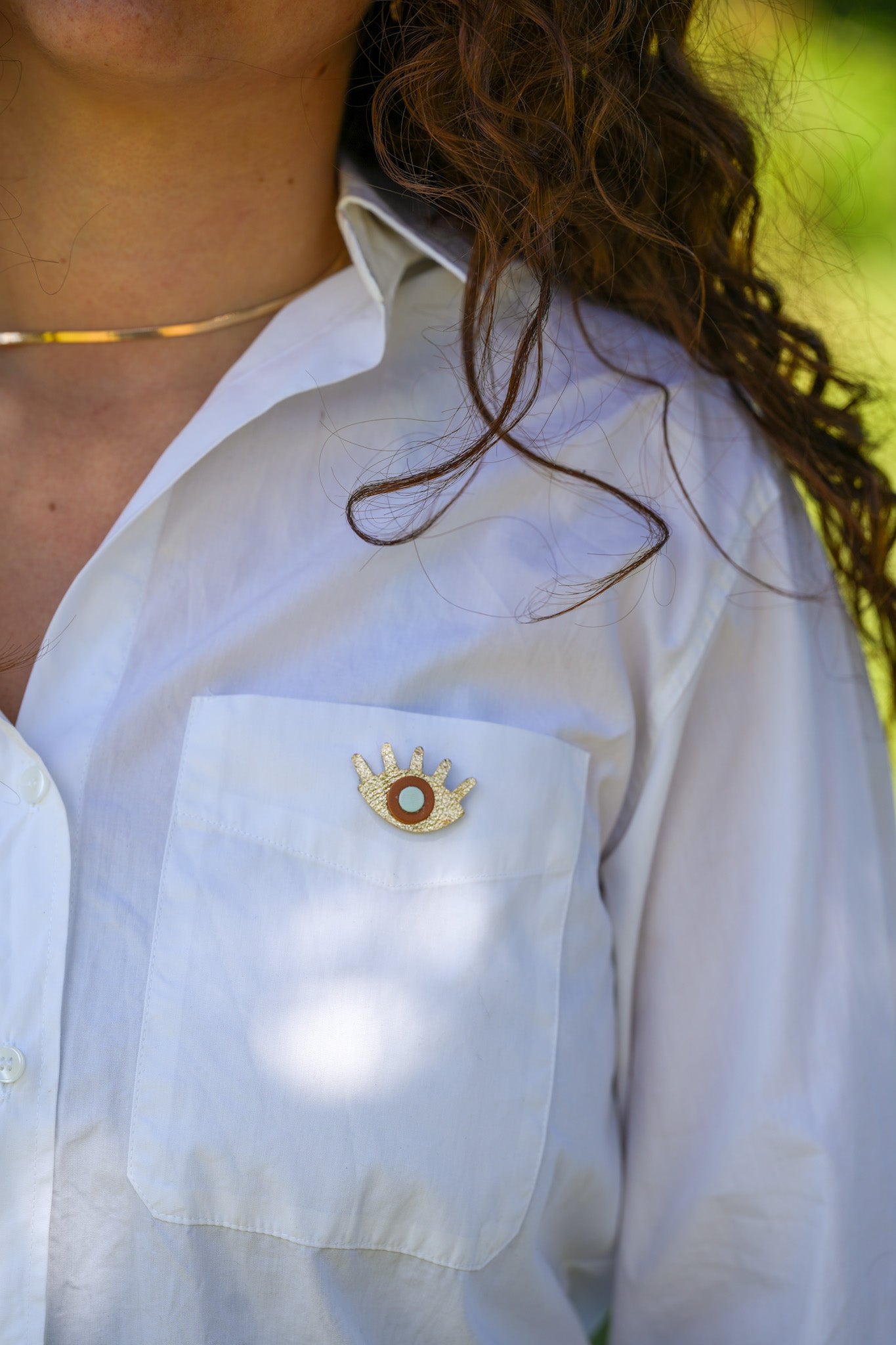 Broche Oeil - Maison Pevilia