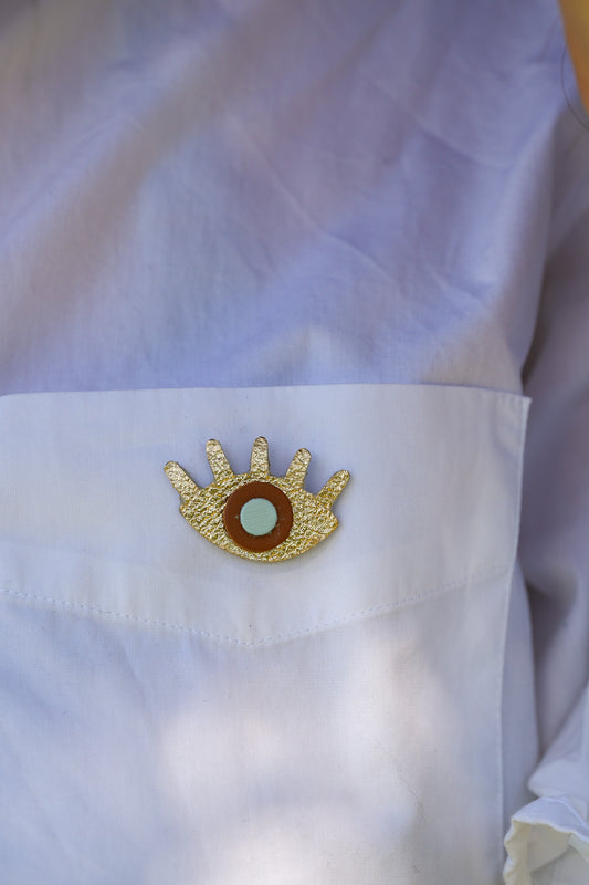 Broche Oeil - Maison Pevilia