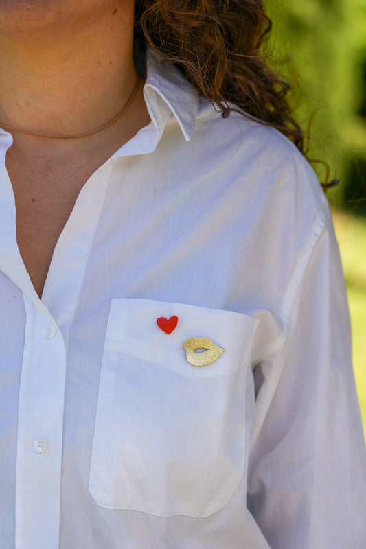 Broche Coeur - Maison Pevilia