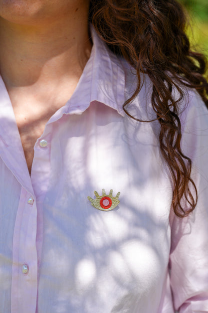 Broche Oeil - Maison Pevilia