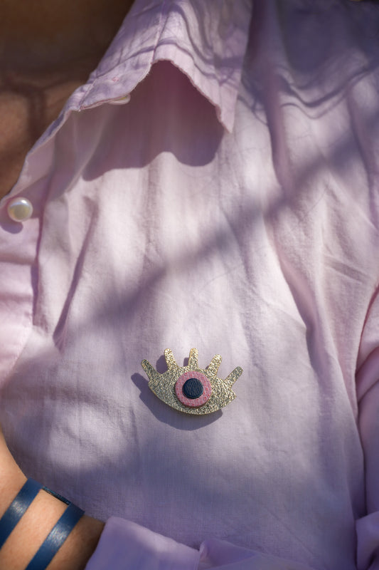 Broche Oeil - Maison Pevilia