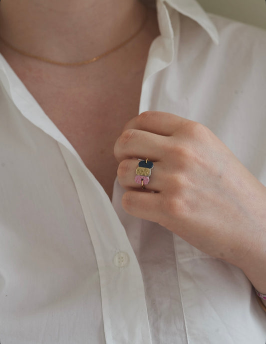 Tricolore - Bague Maison Pevilia