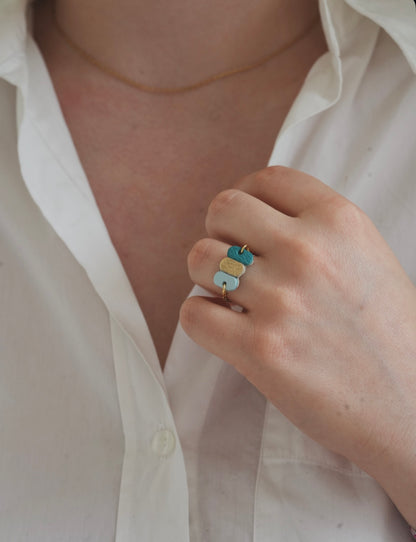 Tricolore - Bague Maison Pevilia