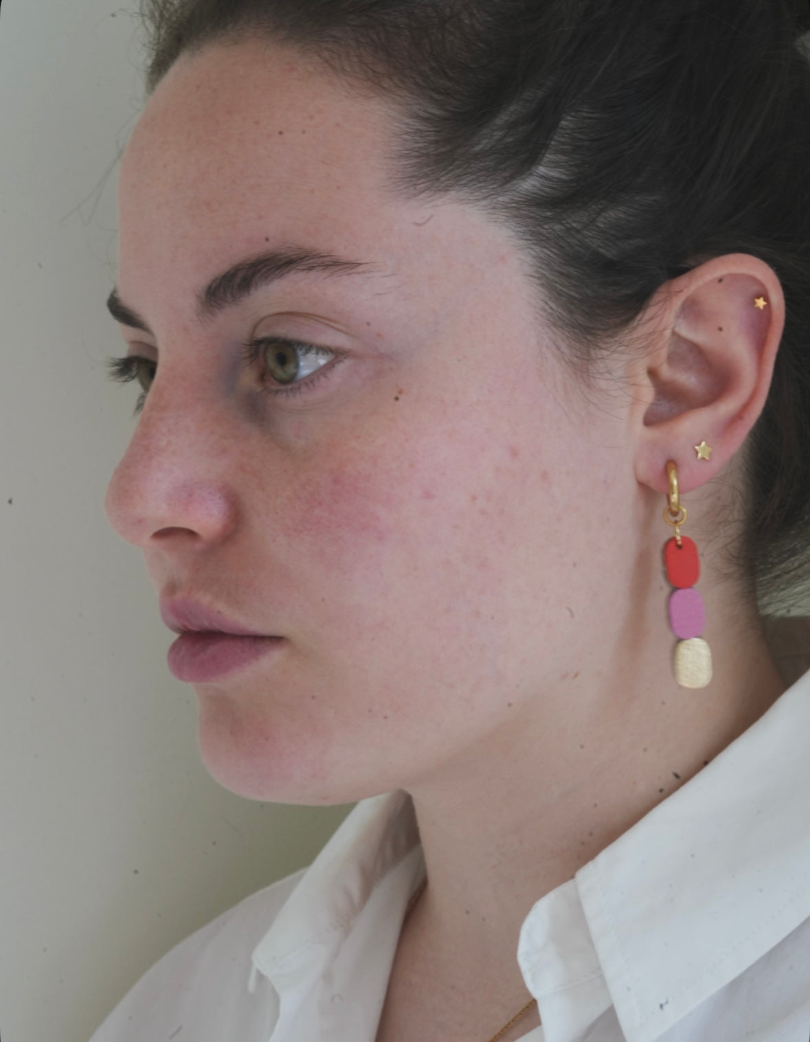 Tricolore - Boucles d’oreilles Maison Pevilia