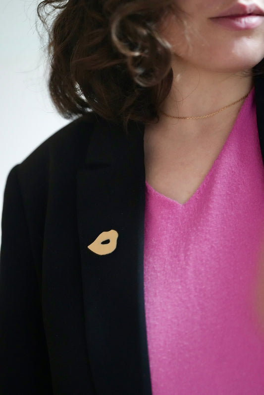 Broche Bouche - Maison Pevilia