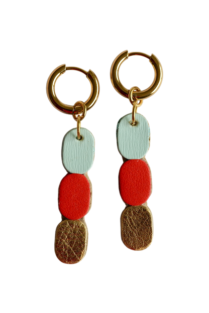 Tricolore - Boucles d’oreilles Maison Pevilia