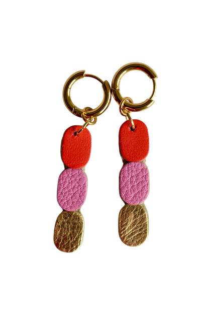 Tricolore - Boucles d’oreilles Maison Pevilia