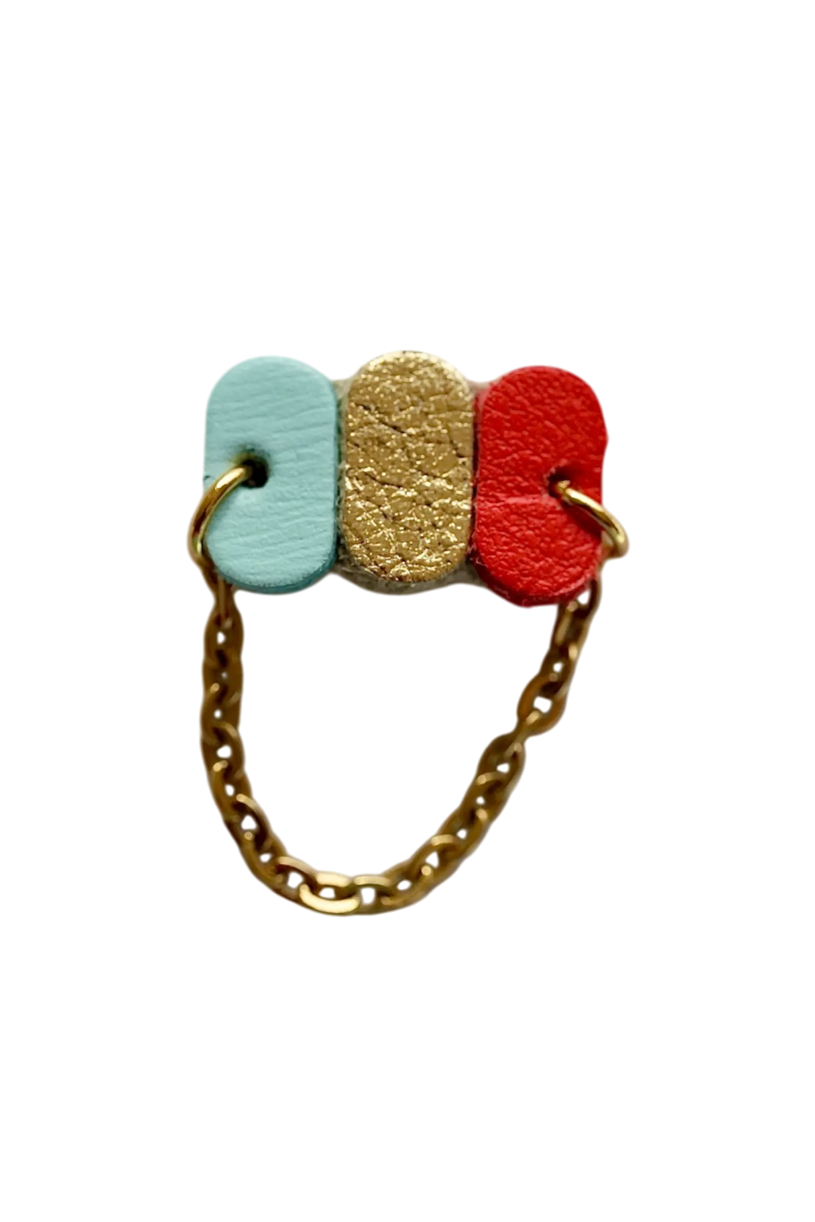 Bague tricolore souple - Maison Pevilia - Maison Pevilia