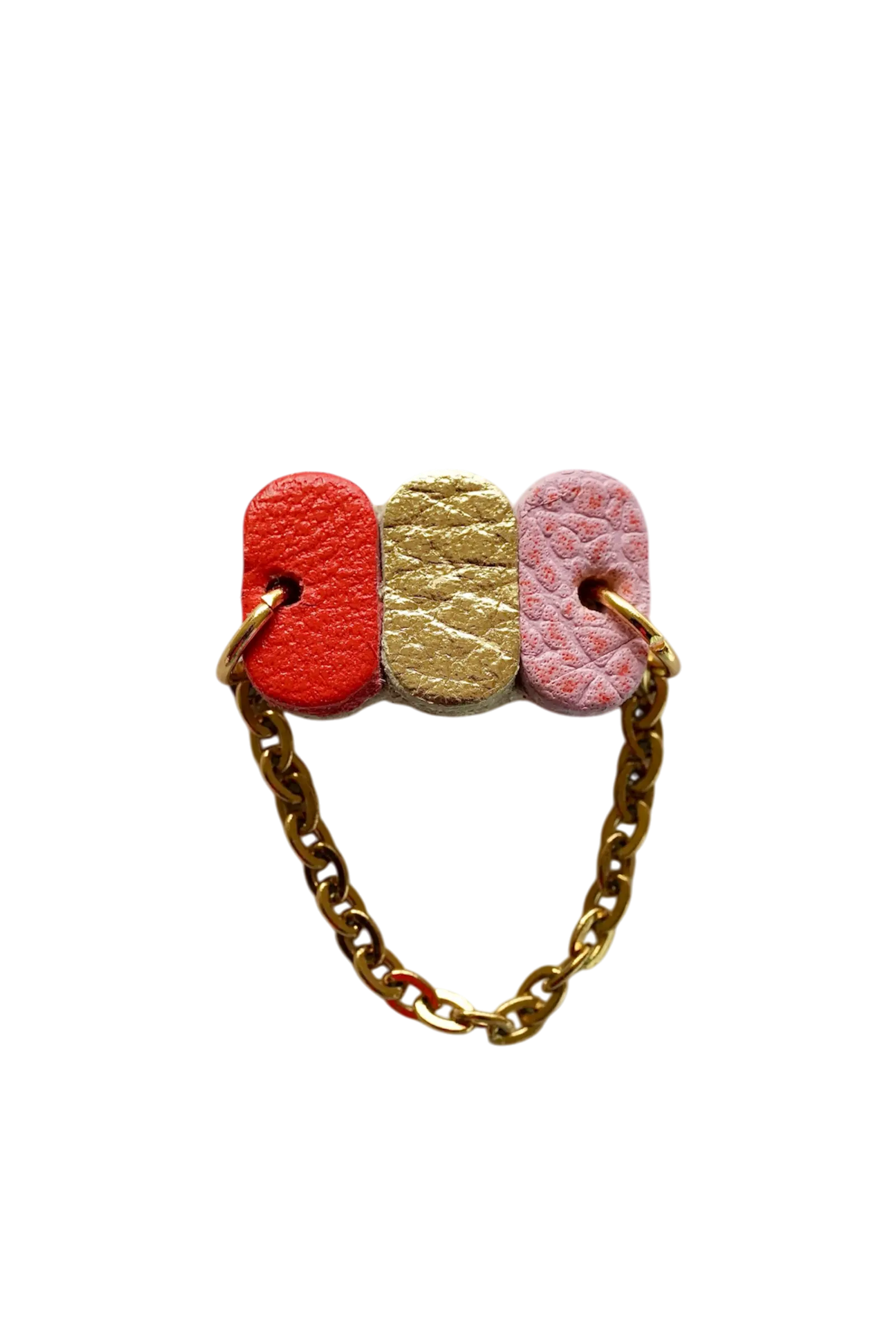 Bague tricolore souple - Maison Pevilia - Maison Pevilia
