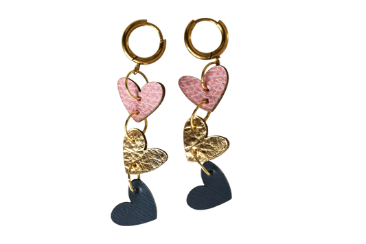 Boucles d'oreilles Cœur - Maison Pevilia - Maison Pevilia