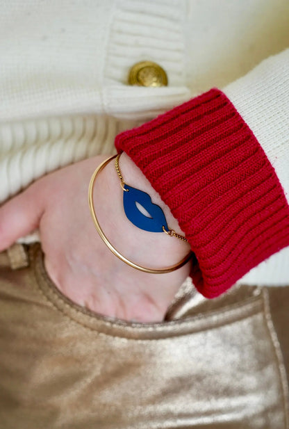 Bracelet chaîne Bouche - Maison Pevilia Maison Pevilia