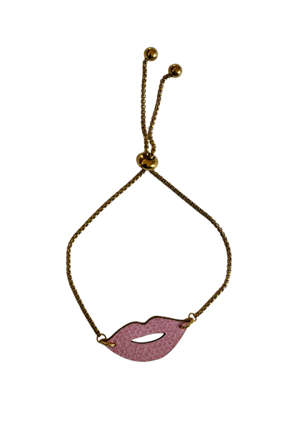 Bracelet chaîne Bouche - Maison Pevilia Maison Pevilia