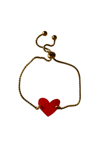 Bracelet chaîne Cœur - Maison Pevilia Maison Pevilia