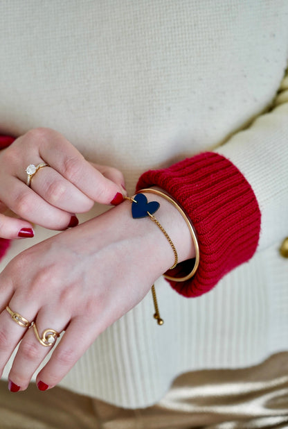 Bracelet chaîne Cœur - Maison Pevilia Maison Pevilia