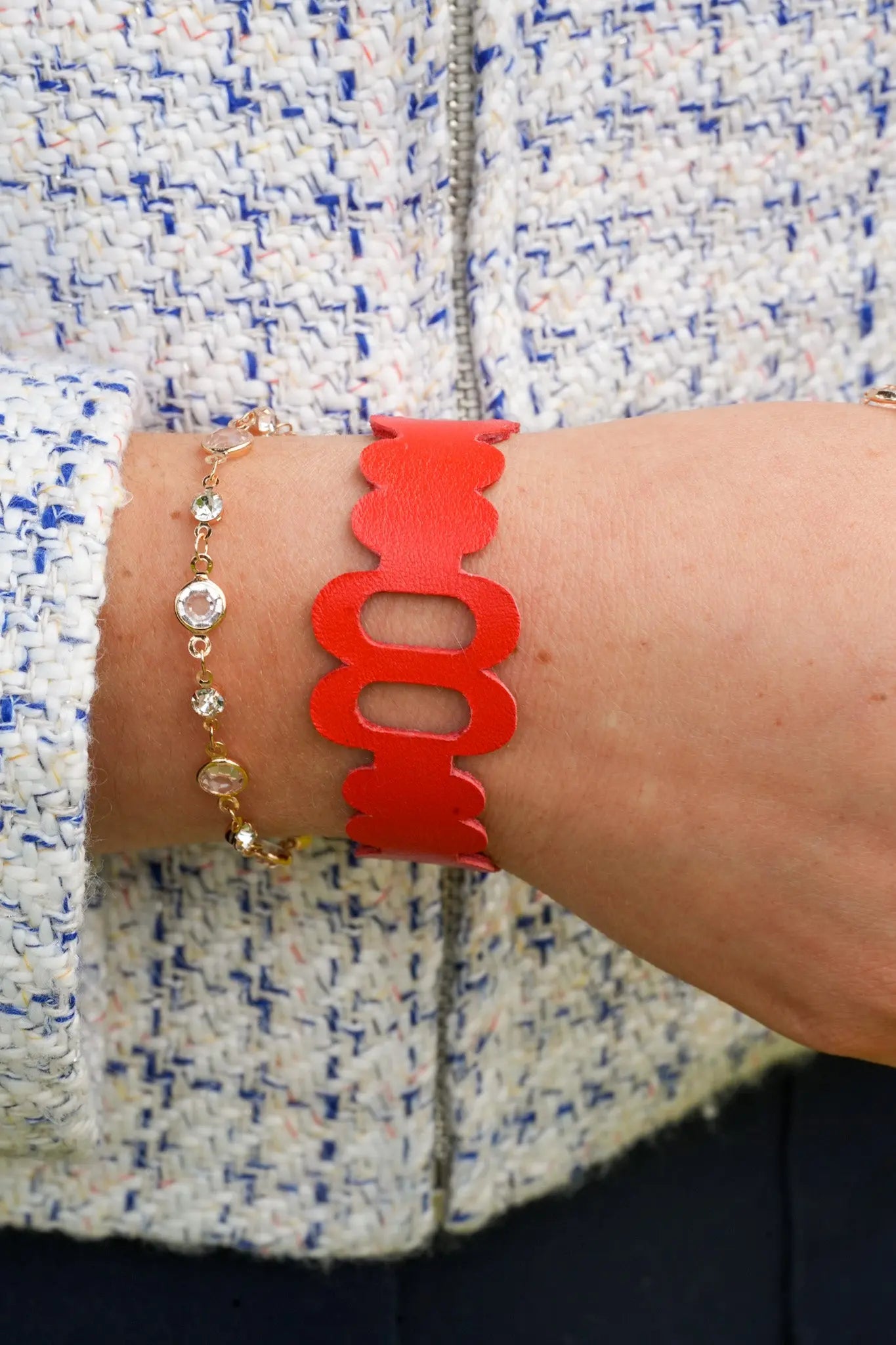 Bracelet cuir Maison Pevilia