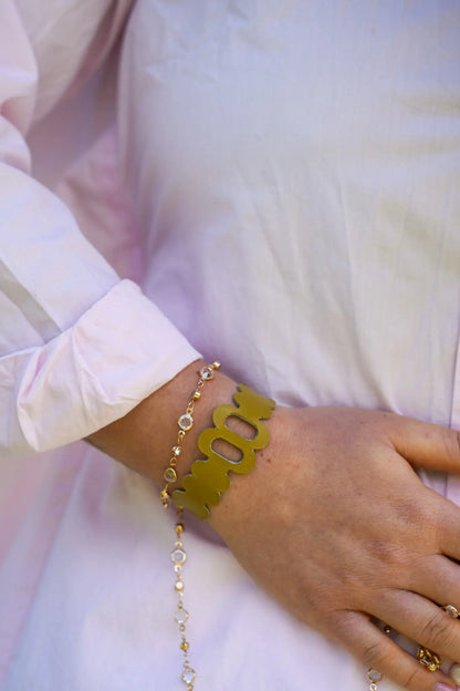 Bracelet cuir Maison Pevilia 