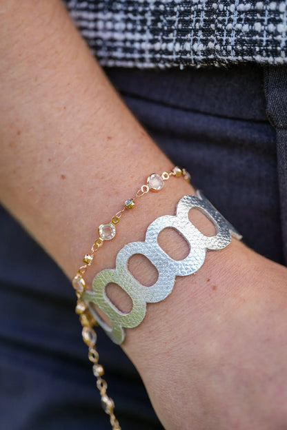 Bracelet cuir Maison Pevilia