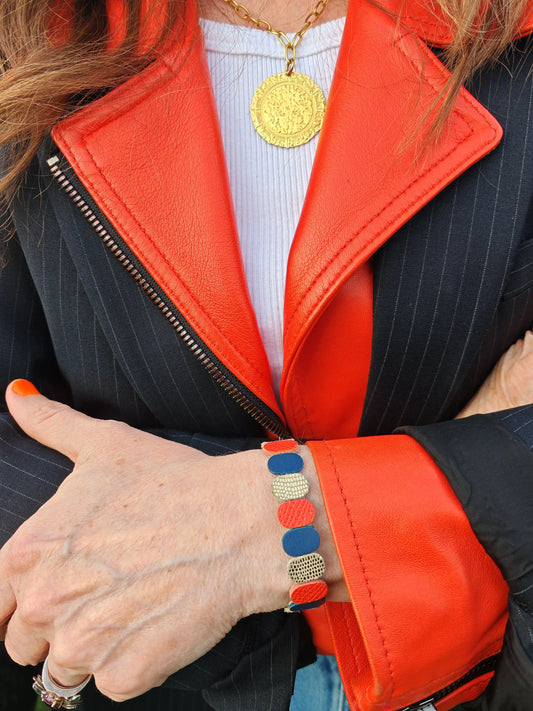 Bracelet tricolore - Maison Pevilia