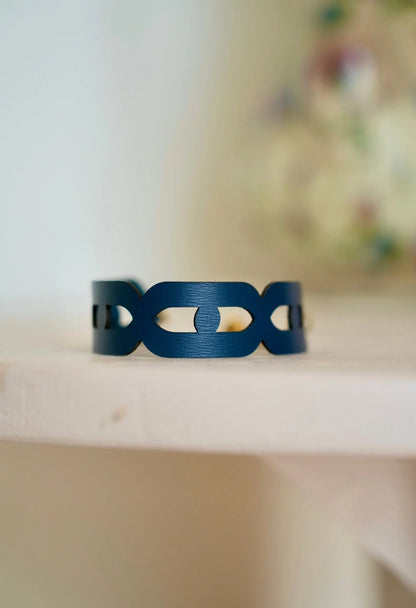 Bracelet en cuir La Parisienne - Maison Pevilia Maison Pevilia