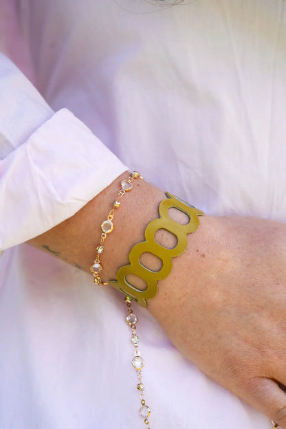 Bracelet cuir Maison Pevilia