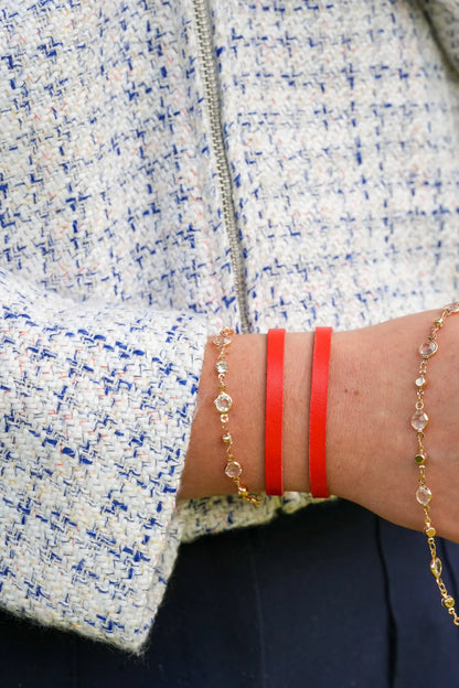 Bracelet cuir Maison Pevilia