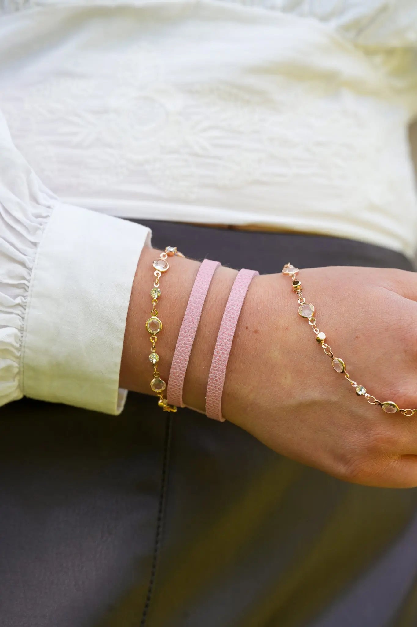 Bracelet cuir Maison Pevilia